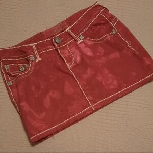 2 of 3 Custom-dyed Laguna Beach Denim Skirt